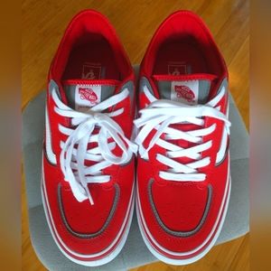 Vans Rowley Shoes, 20th Anniversary, PopCush, Racer Red